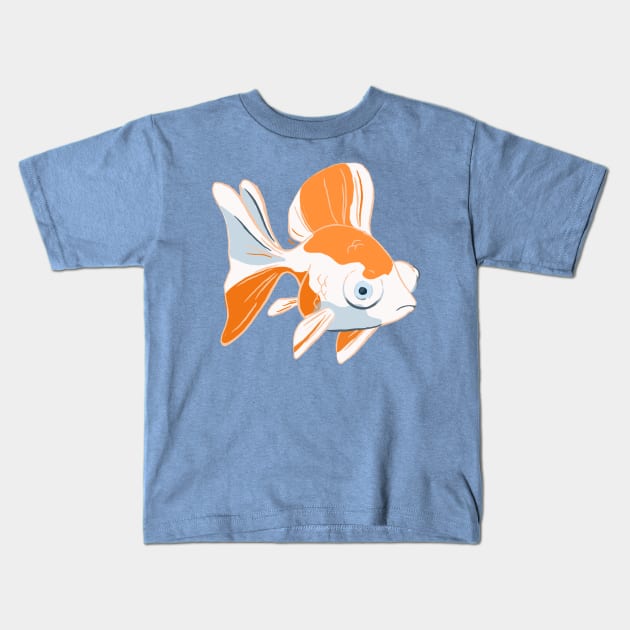 goldfish Kids T-Shirt by terastar